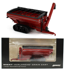 2023 SPECCAST 1:64 *BRENT* RED Model 1198 *GRAIN CART* w/TRACKS NIB!