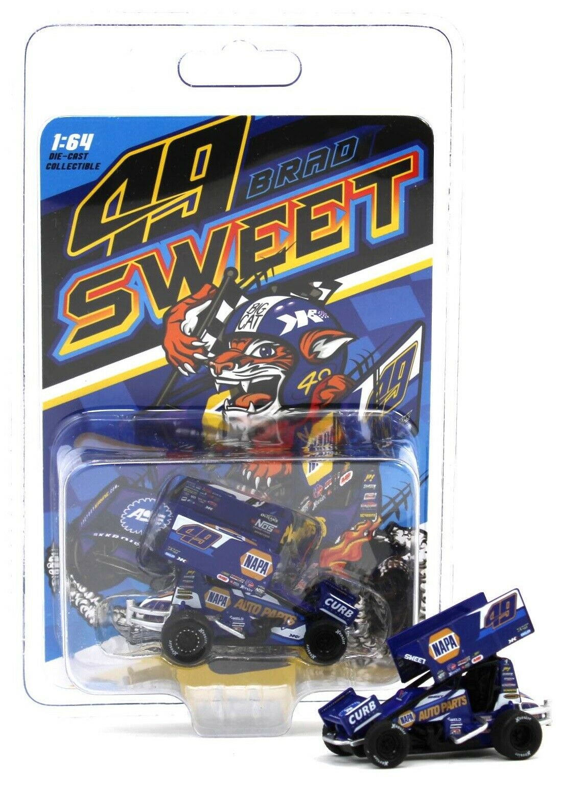 1:64 ACME SPRINT CAR *BRAD SWEET* #49 NAPA Auto Parts *NIP*| mc2-toys