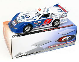 1:24 ADC Dirt Late Model *DEVIN MORAN* #9 Pope Construction 2021 DW221C307 NIB