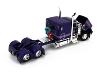 
              2023 DCP 1:64 *PURPLE & WHITE* Peterbilt 389 63" Flattop w/WILSON GRAIN TRAILER
            