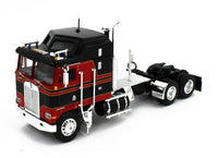 
              2023 DCP 1:64 BLACK & RED Kenworth K-100 COE w/53' CHROME Utility Reefer Trailer
            