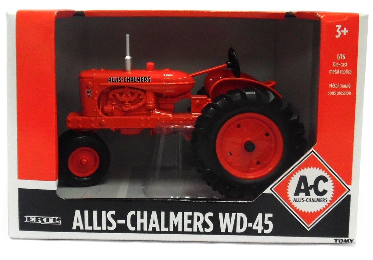 1:16 ERTL *ALLIS-CHALMERS* Model WD45 WD-45 Narrow Front Tractor *NIB ...