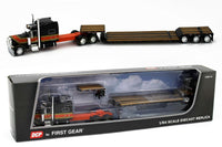 
              DCP 1:64 *BLACK & ORANGE* Stretched Peterbilt 389 70" Midroof w/Renegade Lowboy
            