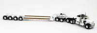 
              2021 DCP 1:64 *WHITE* Kenworth W900A Fontaine Tri-Axle Magnitude Lowboy & Jeep
            