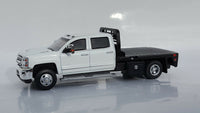 
              1:64 GreenLight *WHITE* 2018 Chevrolet Silverado 3500 HD DURAMAX DUALLY FLATBED
            