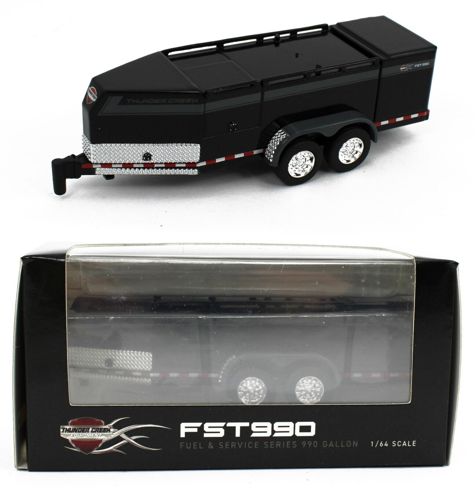 1:64 *BLACK* THUNDER CREEK FST990 Fuel Trailer *DIECAST REPLICA