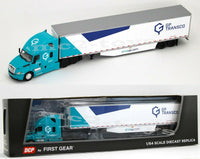 
              2020 First Gear DCP 1:64 *GP TRANSCO* Freightliner 2018 Cascadia 53' Trailer NIB
            