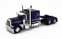 
              2023 DCP 1:64 *PURPLE & WHITE* Peterbilt 389 63" Flattop w/WILSON GRAIN TRAILER
            