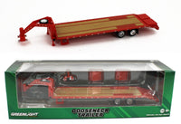 
              1:64 GreenLight *HITCH & TOW* RED *GOOSENECK* 5th Wheel FLATBED TRAILER *NIP*
            