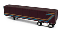 
              2023 DCP 1:64 *PLUM* Kenworth W900A Aerodyne & Utility 53' ROLL TARP TRAILER NIB
            