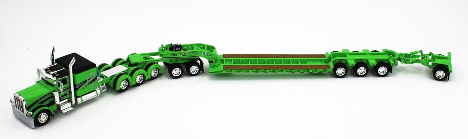 1/64 Bianco Peterbilt 389 Con Rimorchio A Tre Assi Landoll - Foto 6