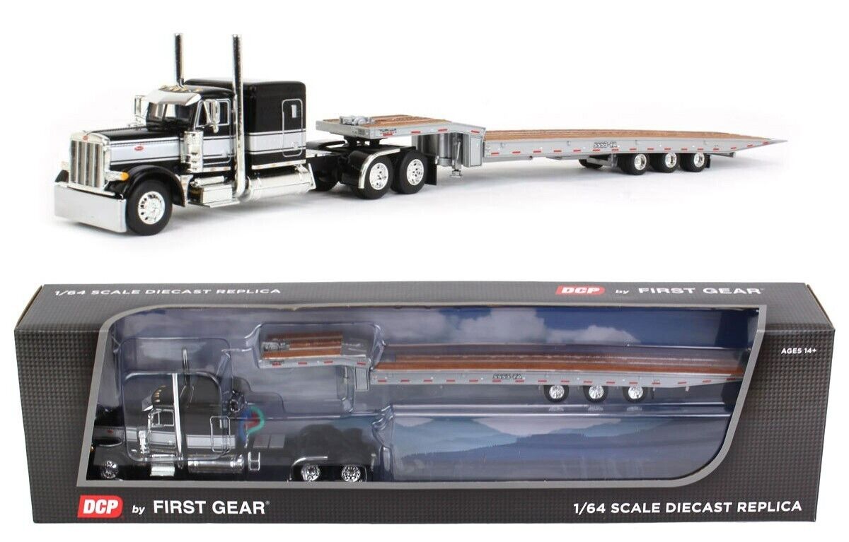 2023 DCP 1:64 *BLACK SILVER* Peterbilt 379 63