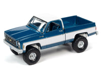 
              2020 AUTO WORLD 1:64 *PREMIUM 3B* BLUE 1978 Chevy Silverado K-10 Lifted 4x4 NIP
            