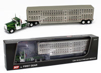 
              2022 DCP 1:64 GREEN Kenworth W900A Day Cab w/Wilson LIVESTOCK NIB
            