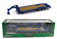 
              1:64 GreenLight *HITCH & TOW* BLUE *GOOSENECK* 5th Wheel FLATBED TRAILER *NIP*
            