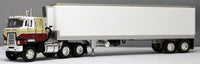 
              2022 DCP 1:64 *MAROON & TAN* International Transtar COE w/40' Vintage Reefer
            