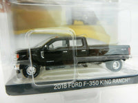 
              1:64 GreenLight *SHADOW BLACK* 2018 F350 King Ranch DUALLY Pickup Truck *NIP*
            