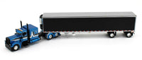 
              DCP 1:64 *BLUE &* BLACK* Peterbilt 379 63" w/53' Spread-Axle Reefer Trailer NIB
            