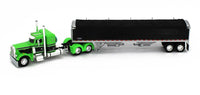 
              2022 DCP 1:64 *NEON GREEN* Peterbilt 359 36" Flattop w/Wilson GRAIN TRAILER NIB
            