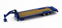 
              1:64 GreenLight *HITCH & TOW* BLUE *GOOSENECK* 5th Wheel FLATBED TRAILER *NIP*
            