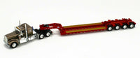 
              2021 DCP 1:64 *TAN* Kenworth W900A Fontaine Tri-Axle Magnitude Lowboy Flip Axle
            