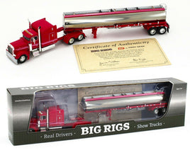 2021 DCP 1:64 *BIG RIGS #5 J. COOL, INC* Pink Peterbilt 379 w/Heil Tanker *NIB*