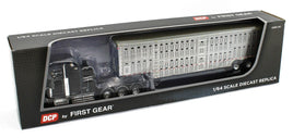 2022 DCP 1:64 *BLACK* Tri-Axle Kenworth W900L 86" Studio w/WILSON LIVESTOCK NIB