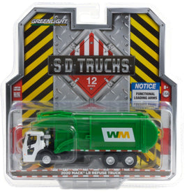 1:64 GreenLight *SD TRUCKS 12* WASTE MANAGEMENT Mack Refuse Garbage Truck *NIP*