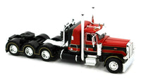 
              2022 DCP 1:64 *BLACK RED* Peterbilt 389 Tri-Axle w/Magnitude HEAVY HAUL Lowboy
            