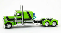 
              DCP 1:64 LIME GREEN Peterbilt 389 Semi WHITE Lode King Distinction Grain Trailer
            