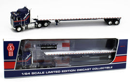 2023 DCP 1:64 *LIBTERY EDITION* Kenworth K-100 COE w/WILSON FLATBED Trailer NIB