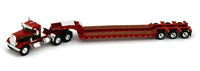 
              2022 DCP 1:64 *RED & BLACK* Peterbilt 351 w/Tri-Axle TALBERT Lowboy Trailer NIB
            