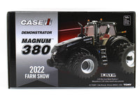 
              2022 FARM SHOW ED ERTL 1:32 *CASE IH* Magnum 380 BLACK Demonstrator w/DUALS NIB!
            